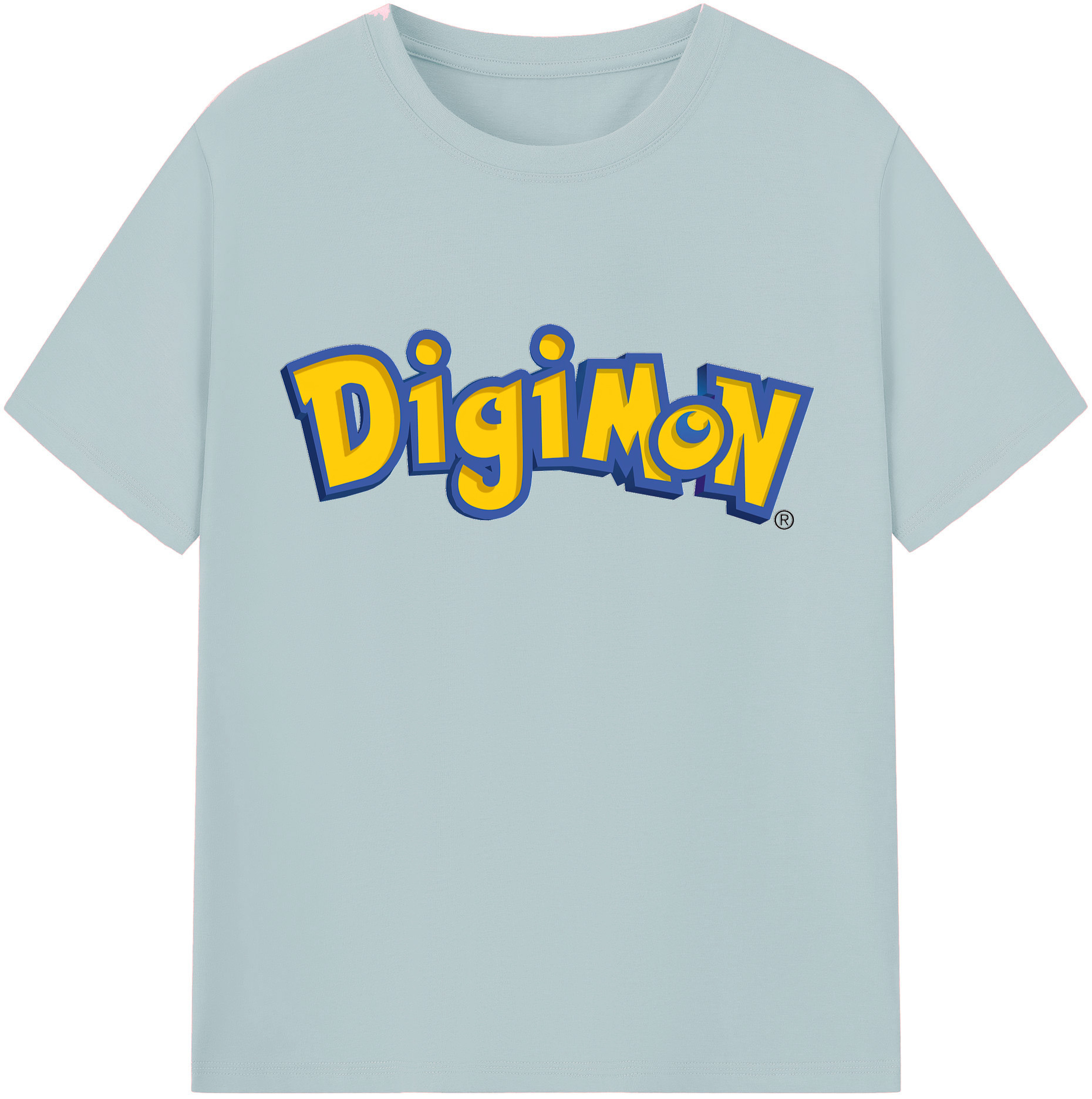 （画像用） Digimon デジタルモンスター/デジモン 綿100％半袖Tシャツ（フロントプリント）
